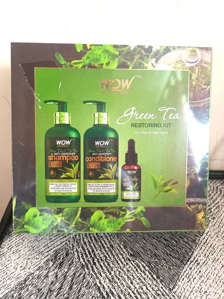 Wow Skin Science Green Tea Restoring Kit