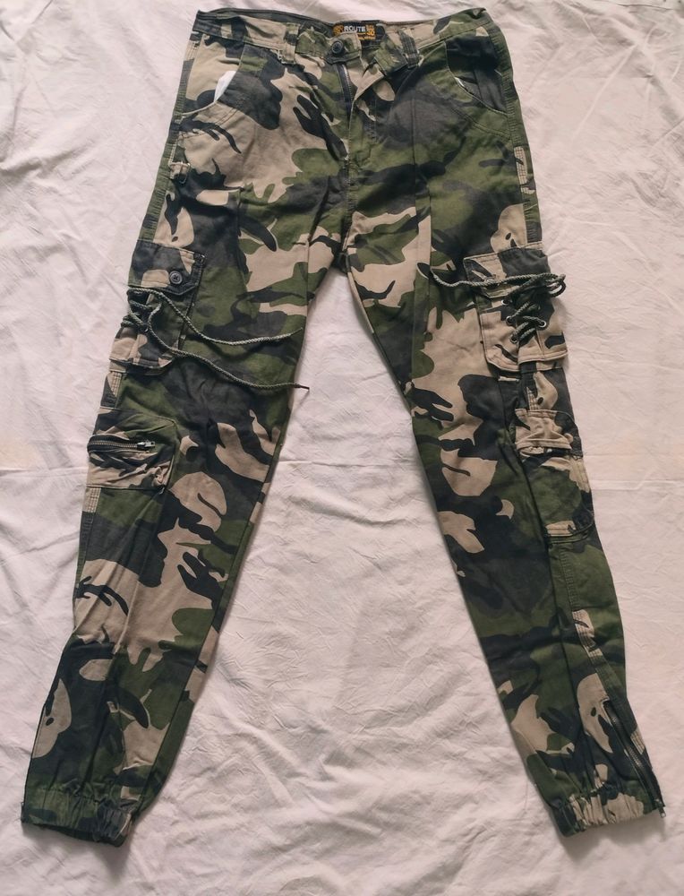 Military Green Cargo Pants