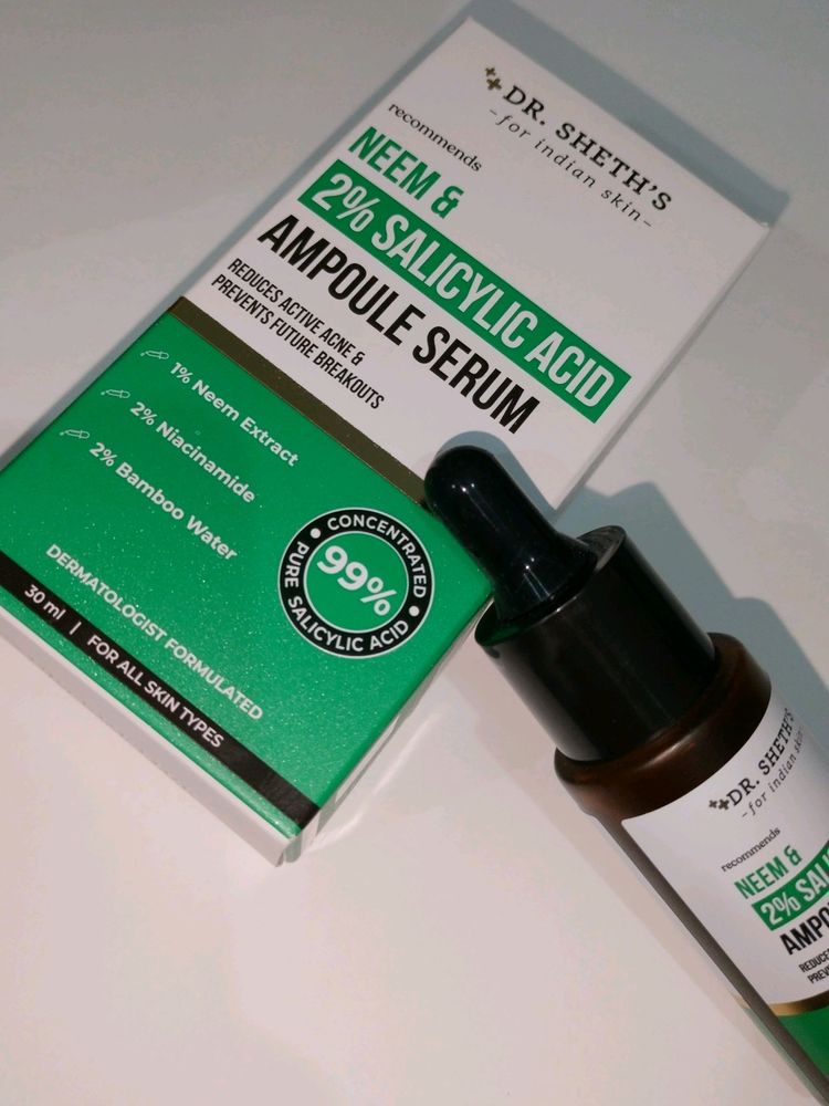 2% Neem And Salicylic Acid Ampoule Serum