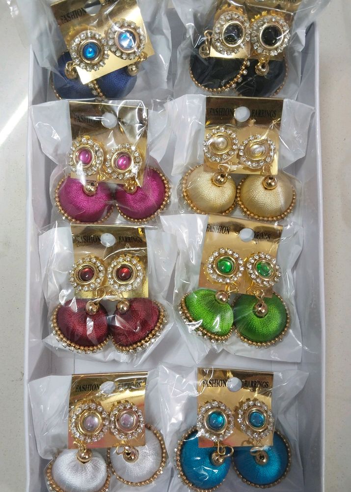 Silkthread Jhumka