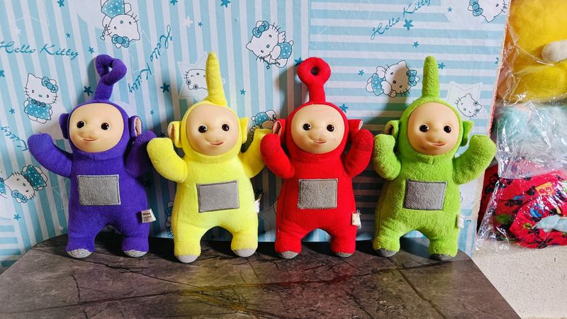 Teletubbies Pack Of 4 Soft Toy Plush "11"