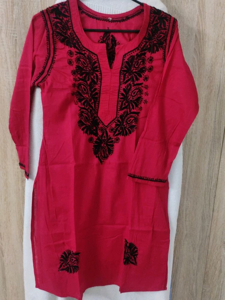 Cotton Chicken Kurti