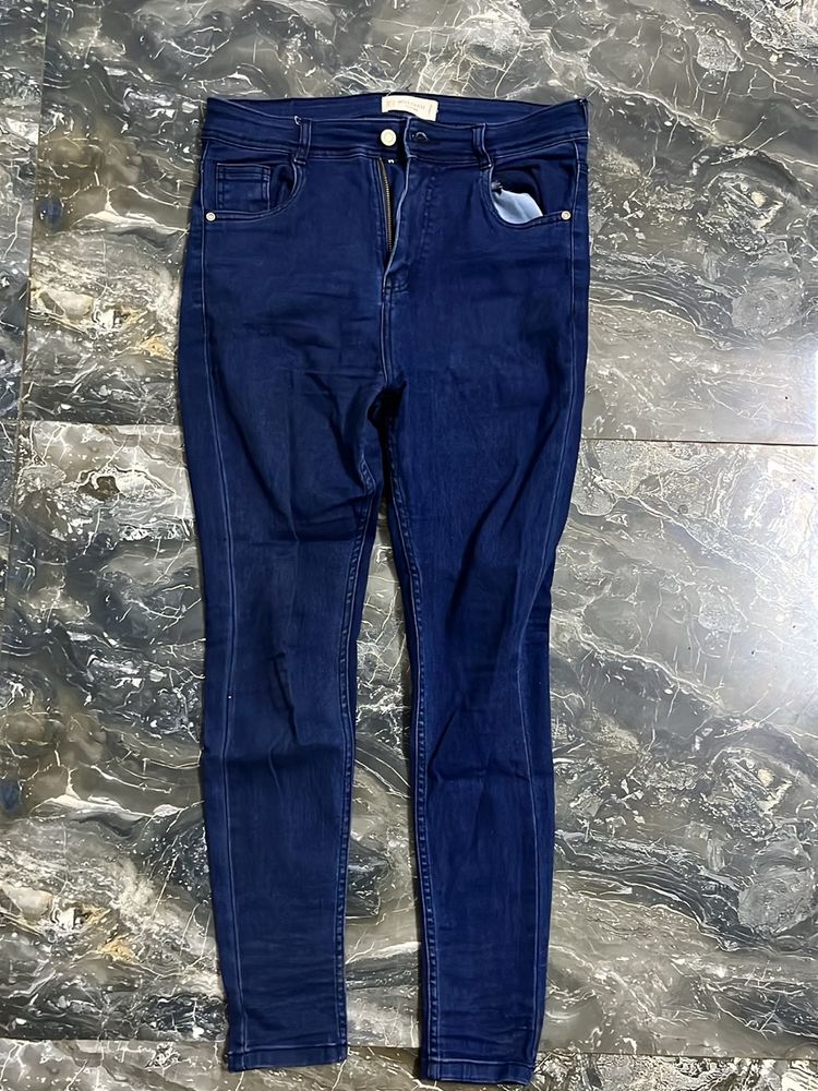 Navy blue skinny jeans (Miss Chase)