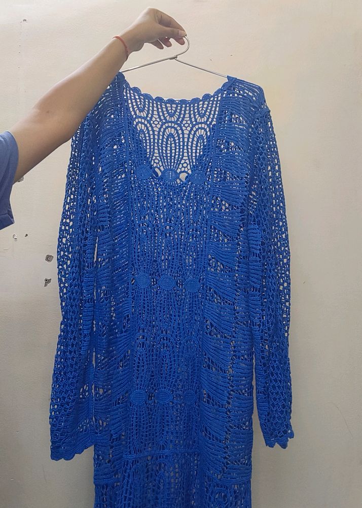 Blue Crochet Dress💙