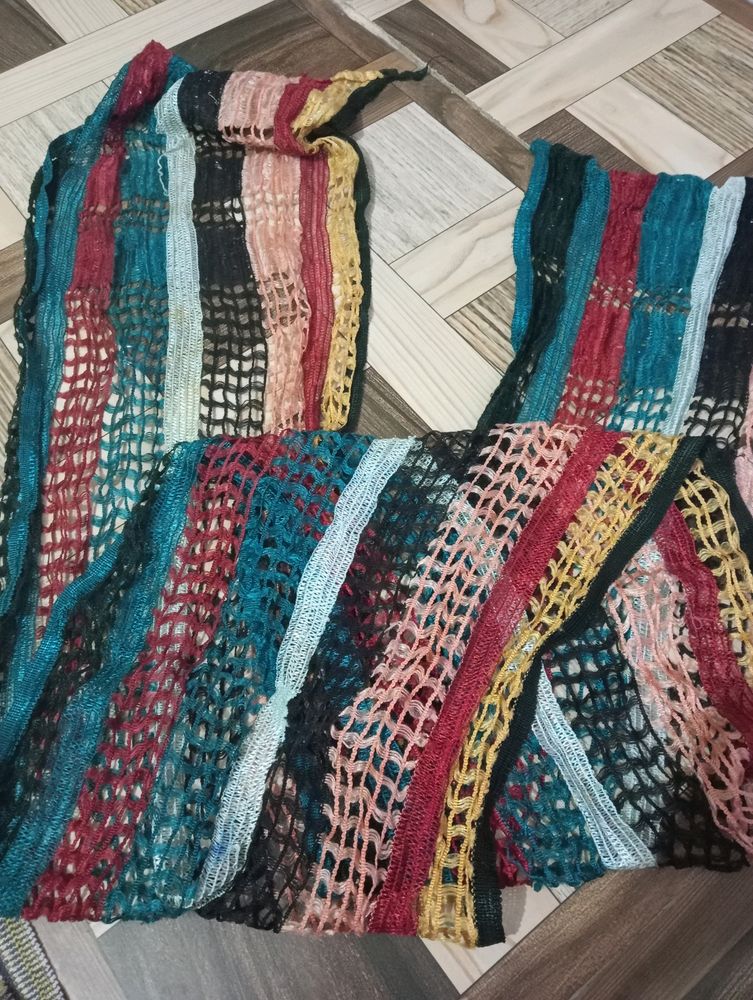 Net Multicolour Dupatta