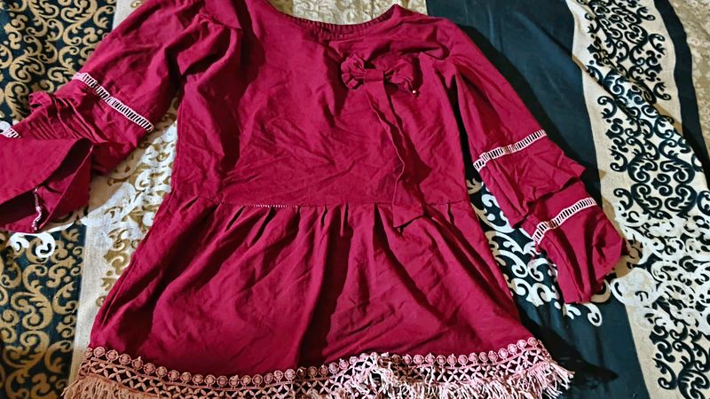 Marron Colour Top 30₹off On Delivery