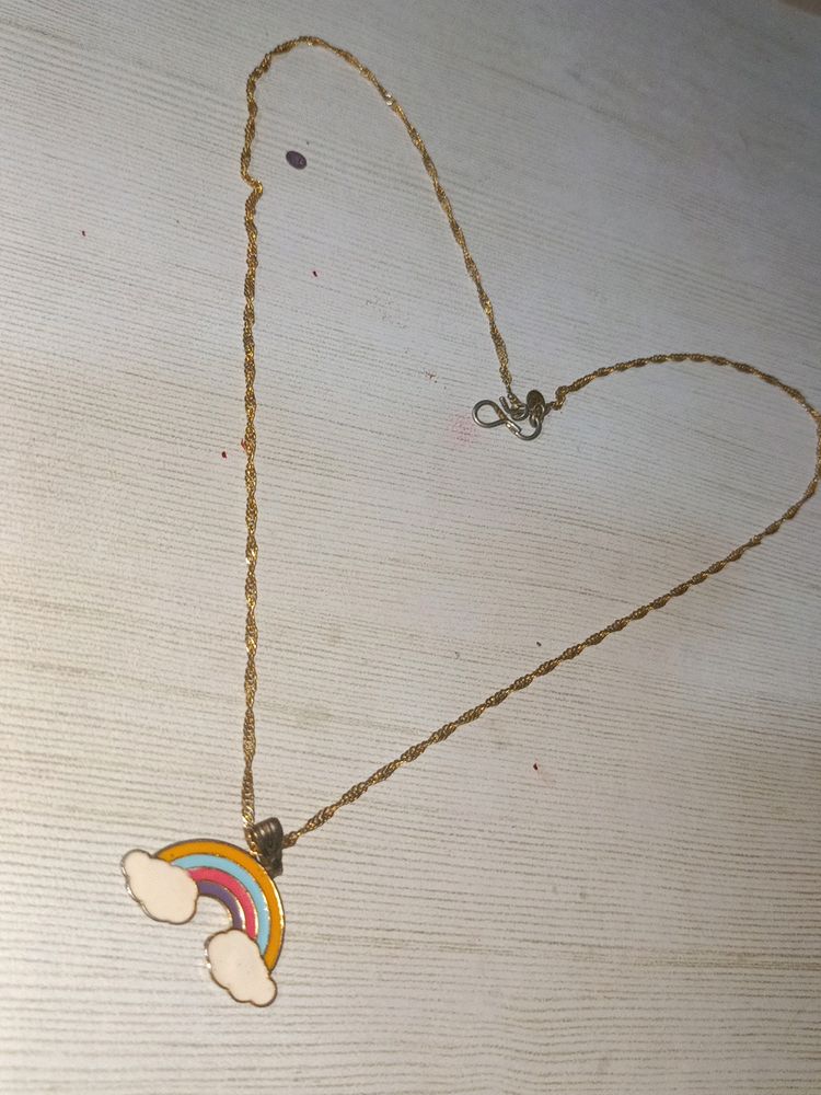 Rainbow Charm Necklace