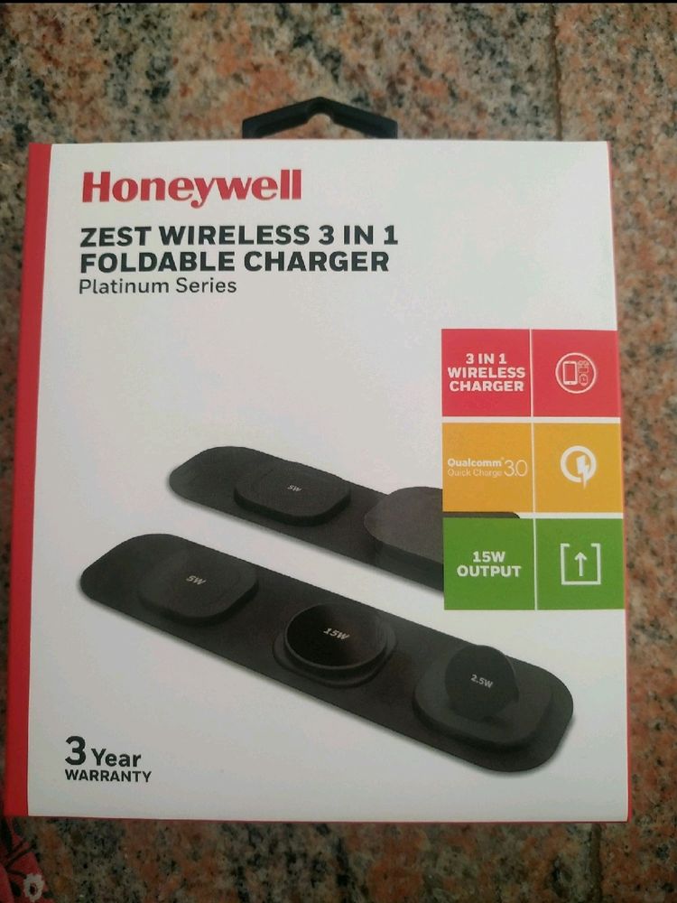 Honeywell Zest Wireless 3 In 1 Foldable Charge