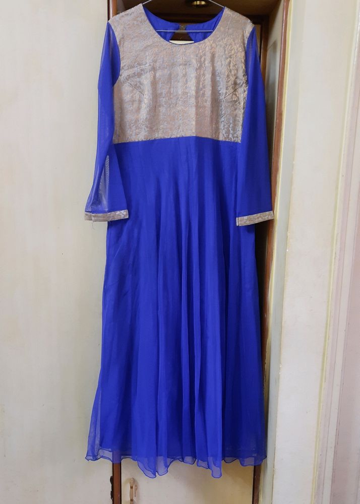 Royal Blue Anarkali Suit