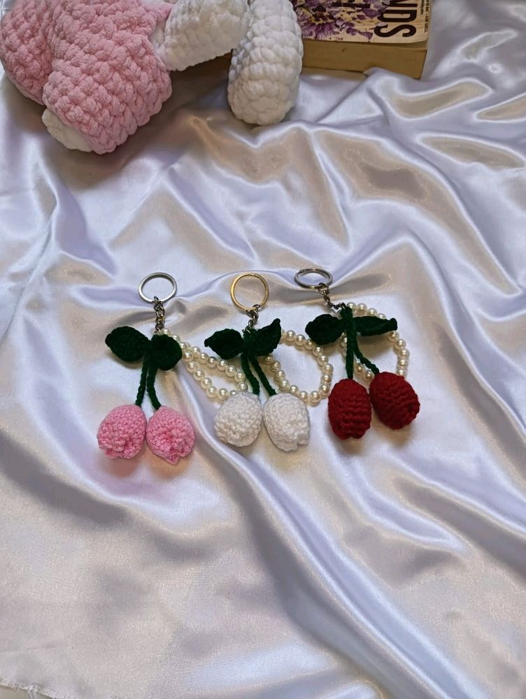 Aesthetic Tulip Keychains ✨🌷