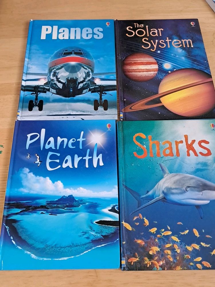 Planes, Solar System, Sharks, Planet Earth.