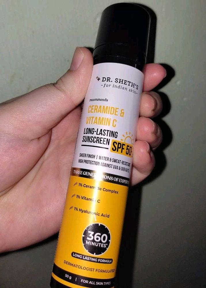 Dr. Sheths Ceramide & Vitamin C Long Lasting Spf