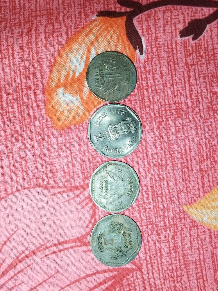 Old Coins Set Of 4 India