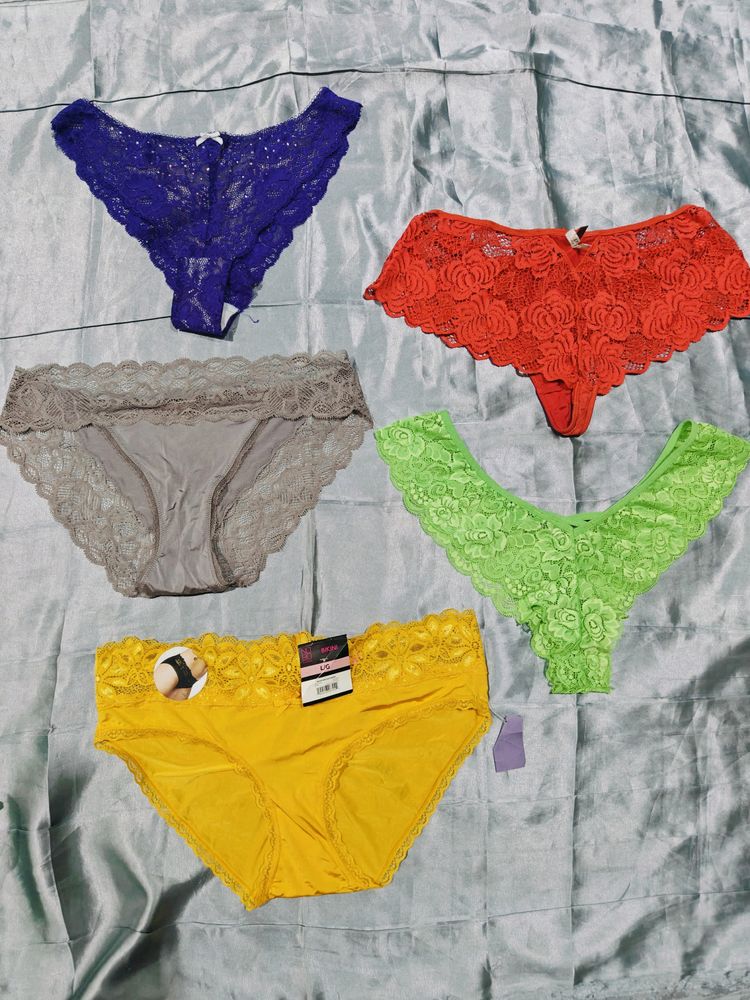 Combo Of 5 Imported Brief Nd Thong Penty