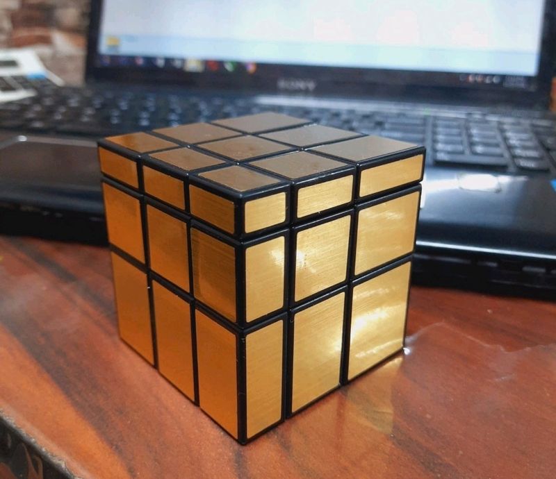 Cubelelo Shengshou 3x3 Golden Mirror Puzzle Cube 3