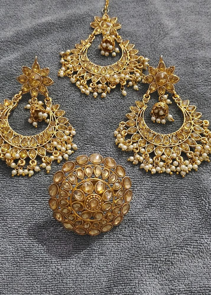 Earings, Mangtika And Ring