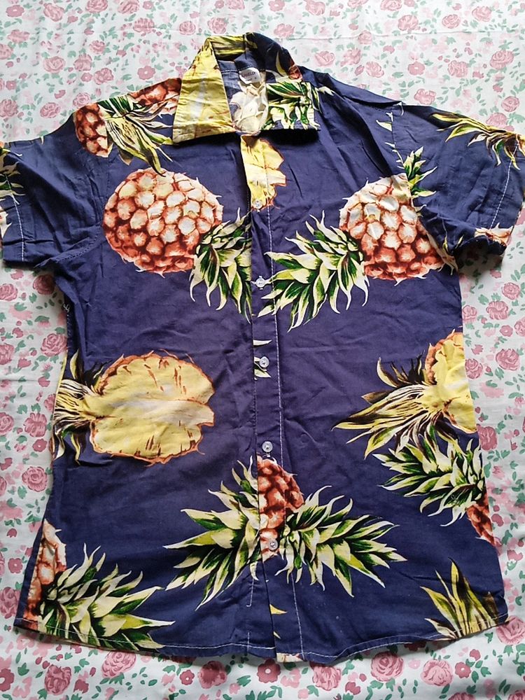 Men Pineapple Printed Shirt