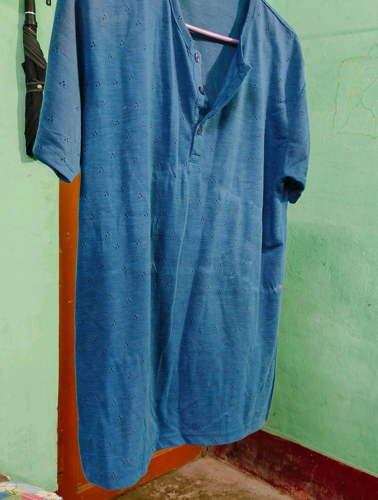 A Unused New Blue Coloured Half T-shirt