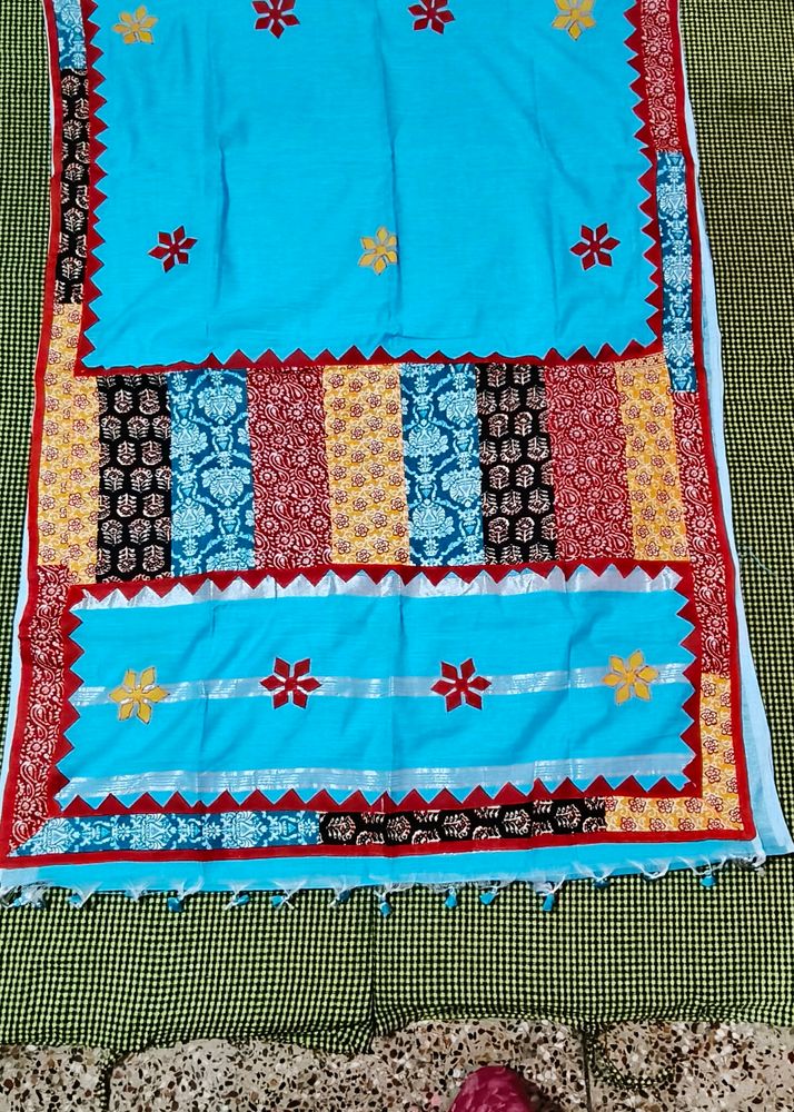 Patchwork Saree