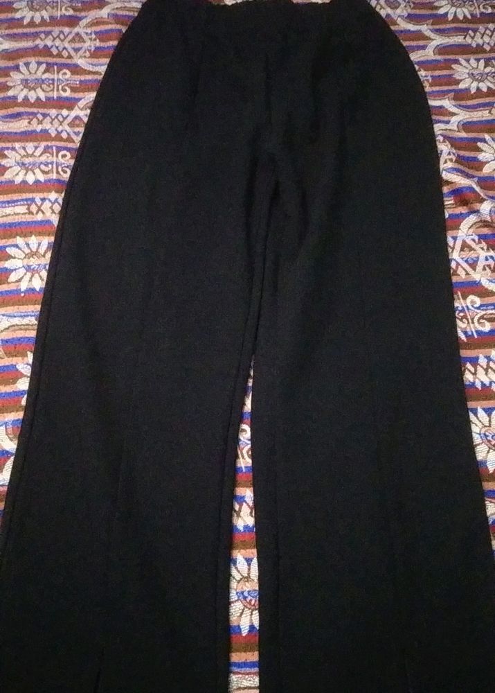 Black Flared  Trousers