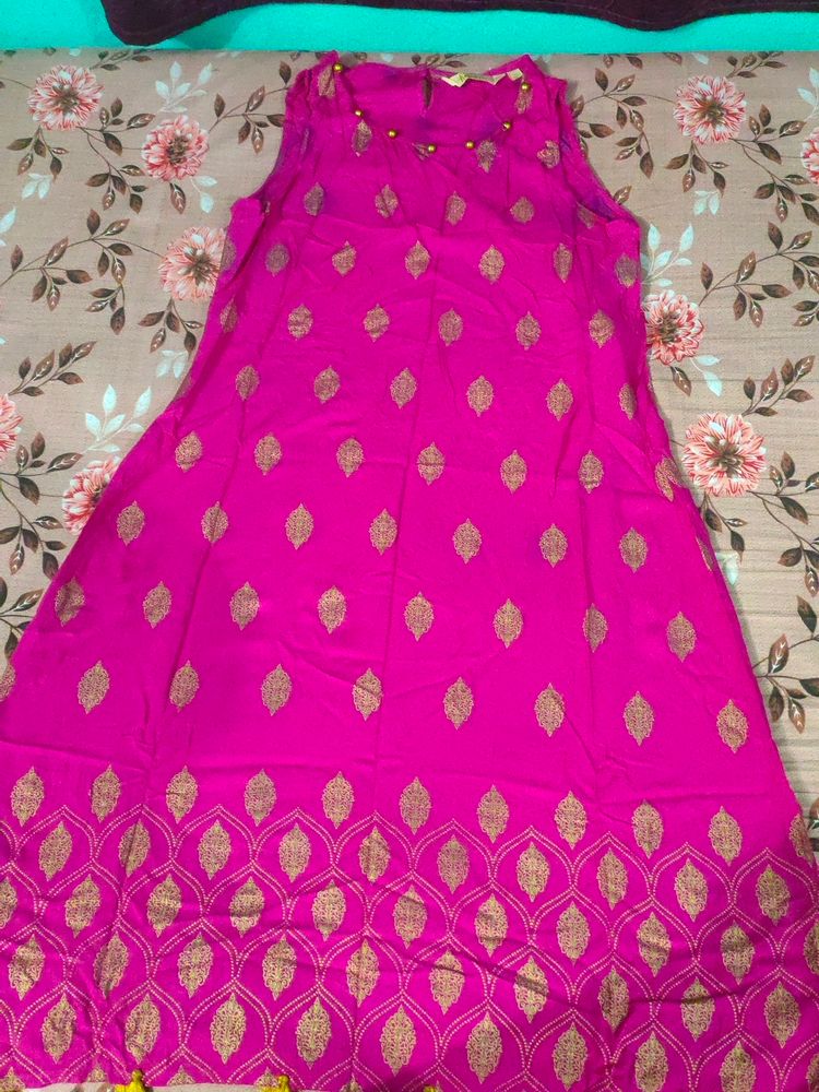 Foil Print Kurta