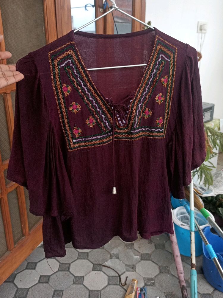 Beautiful Violet Top-M Size