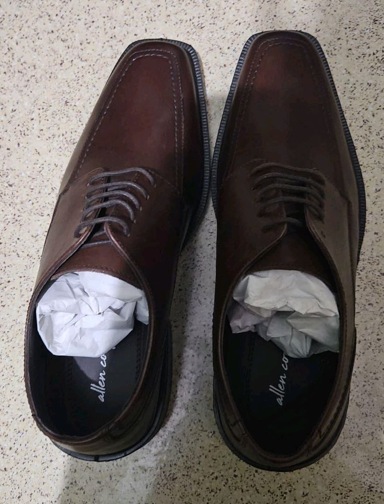 Allen Cooper Pure Leather Oxford/ Formal Shoes