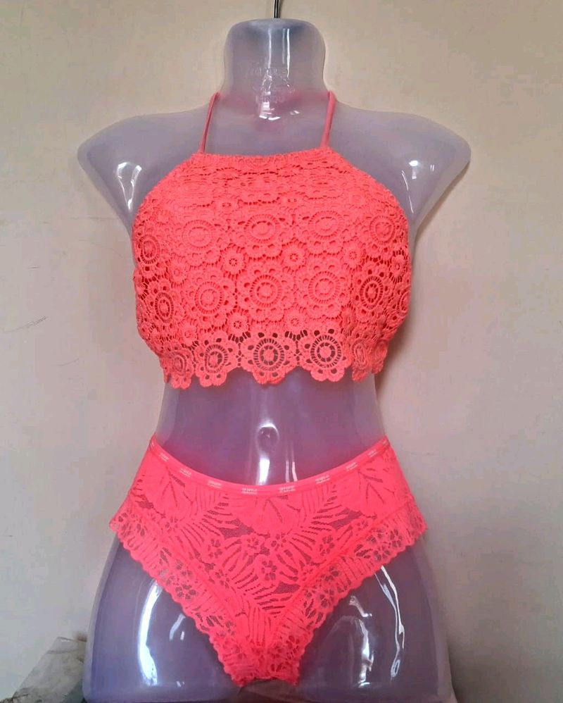 Neon Color Bra Penty Combo