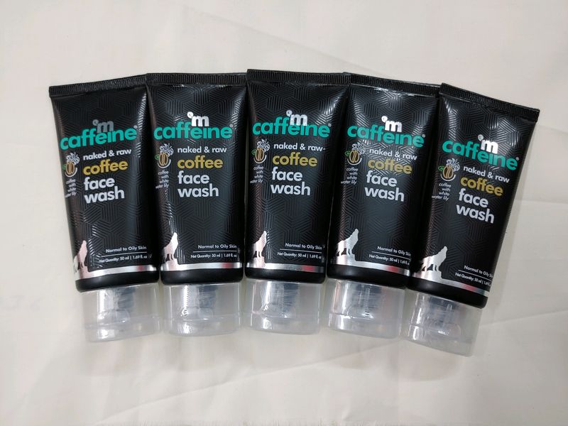 5 Piece Sealed New Facewash