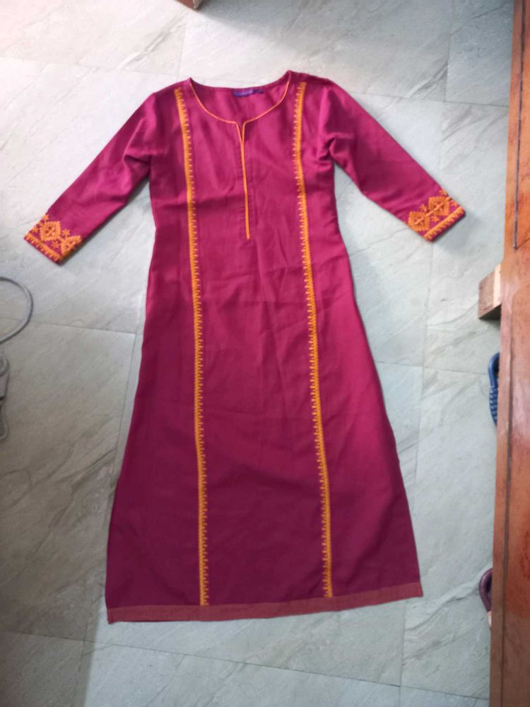 Pink Beautiful Kurti