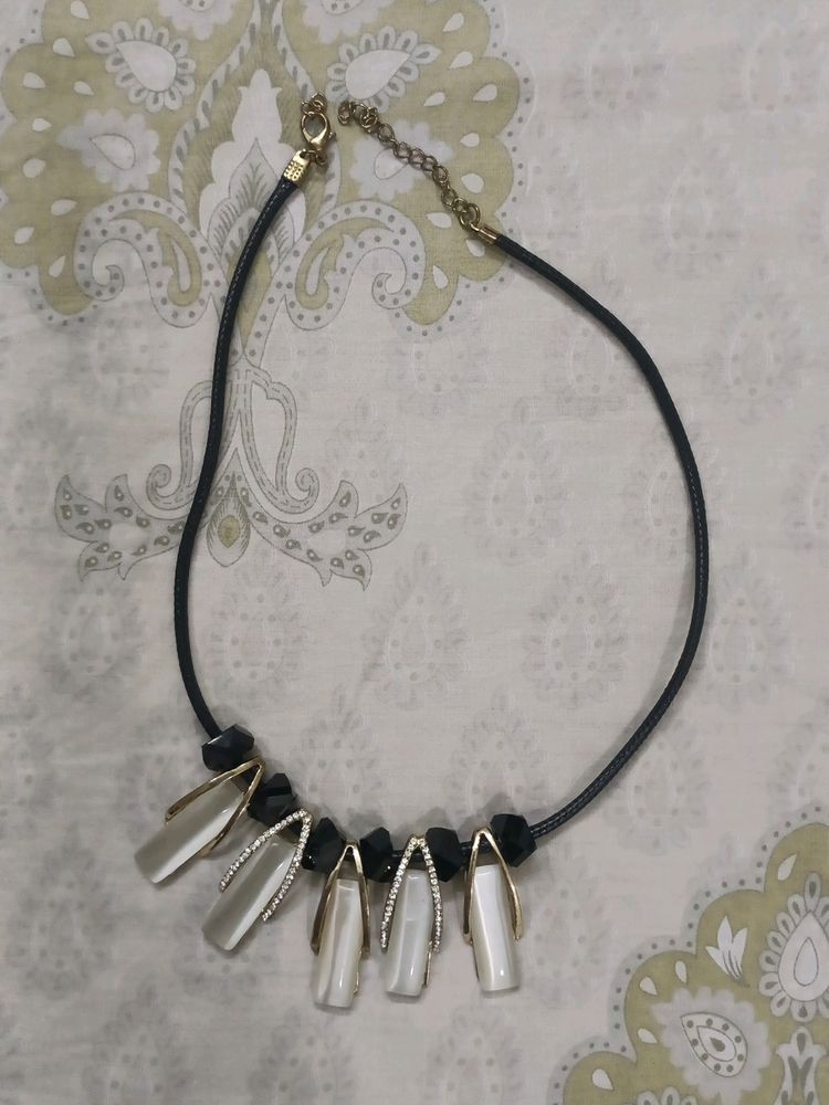 Black And White Necklace