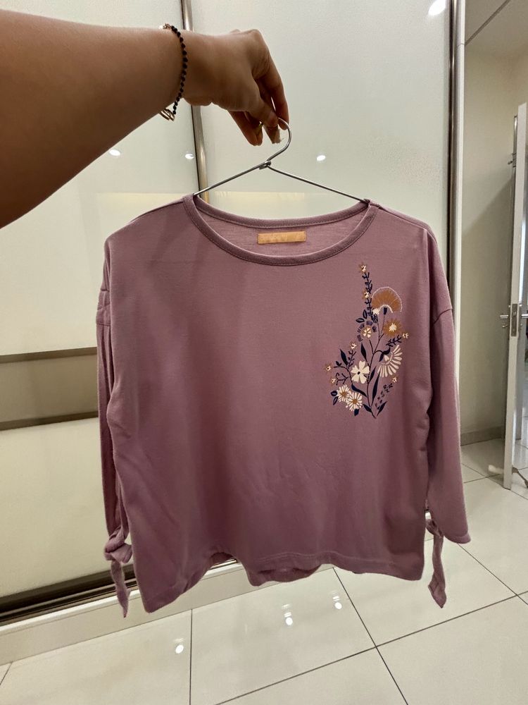 Lavender Top Size S