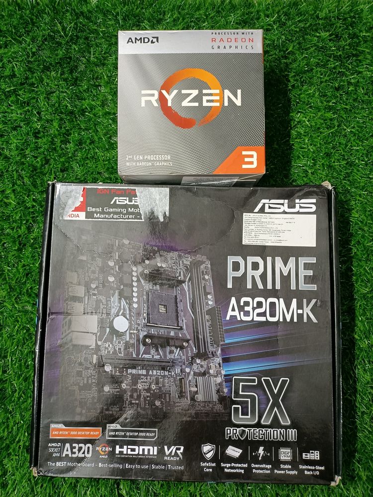 Asus 320MK with RYZEN 3200G Gaming Motherboard