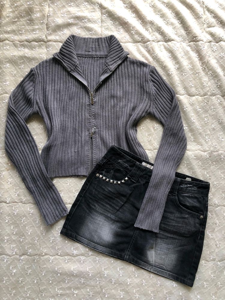 Grey Cardigan