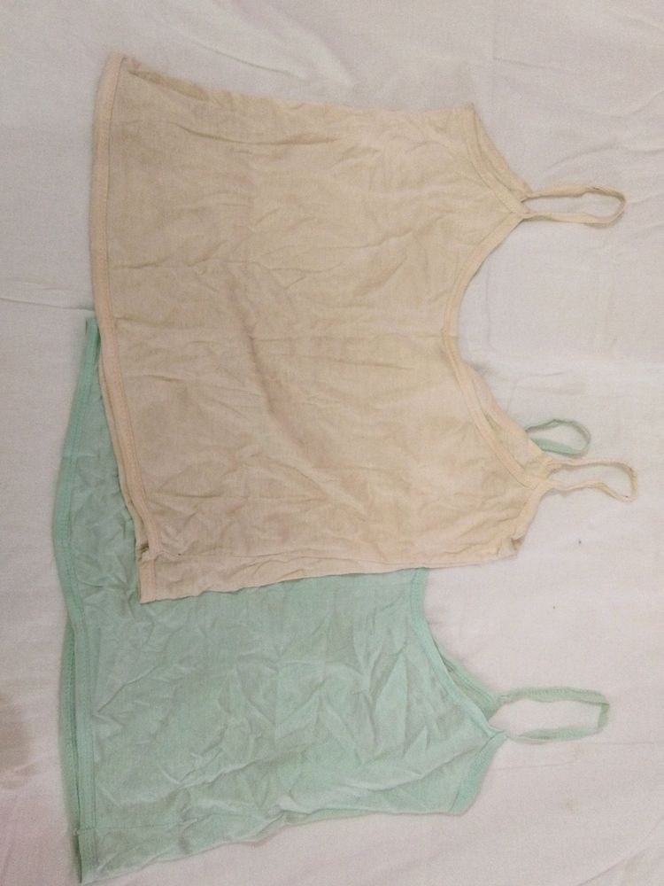 Pair Of 2 Camisole Peach And Mint