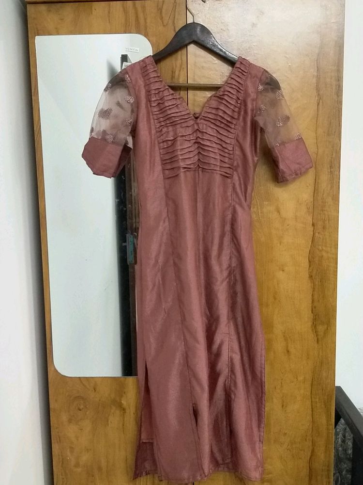 Kurti Set Net Dupatta