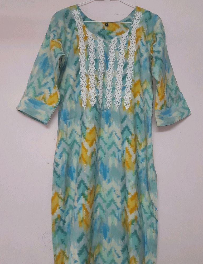 Blue Kurti For Women