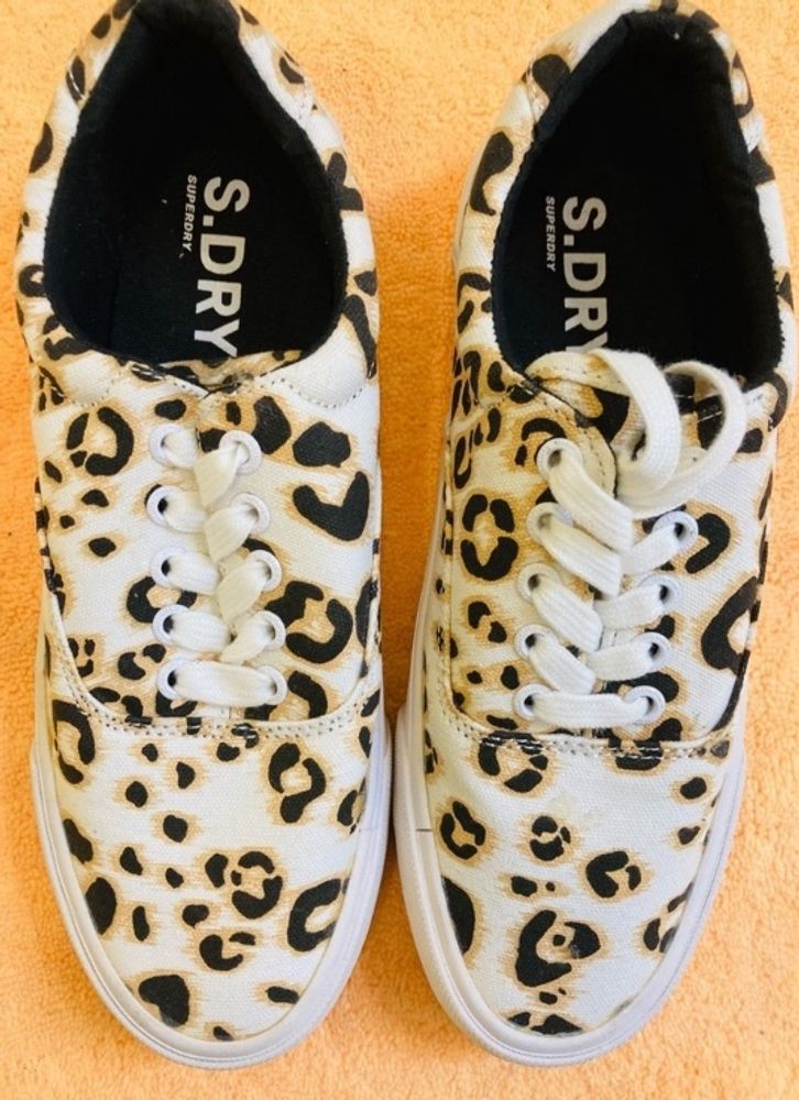 SUPERDRYLeopard Print Classic Lace-UpCasual Shoes