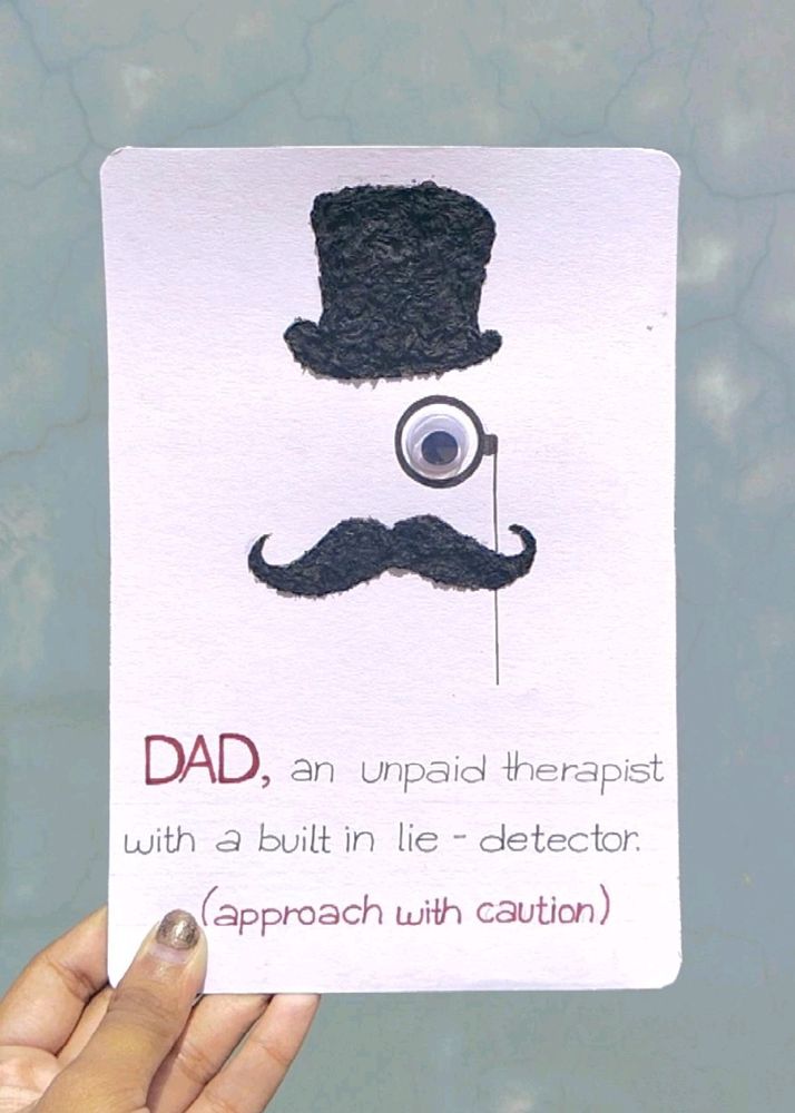 Handmade Father's Day Card 🕵🏻