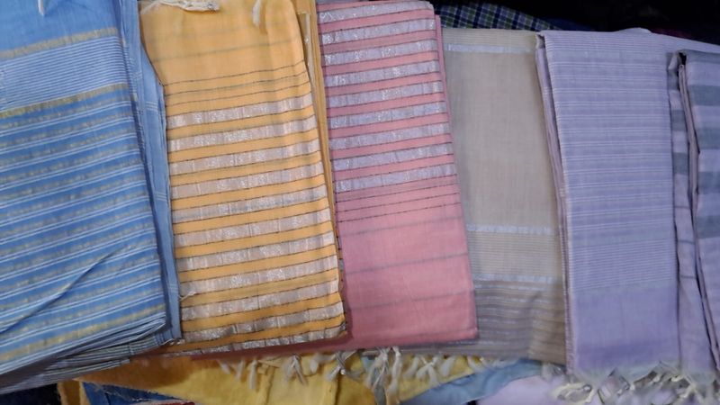 Best For Summer Handloom Cotton Saree With Blouse