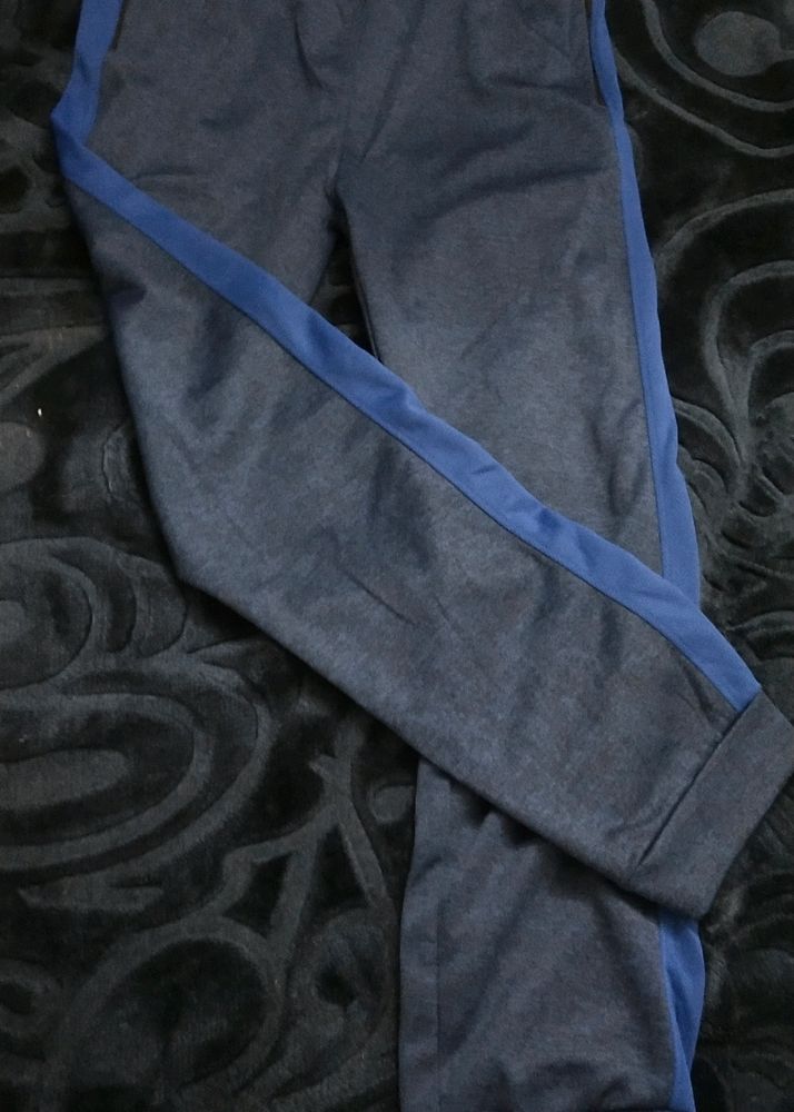 Women Track Pant With Blue Stripes On The Side