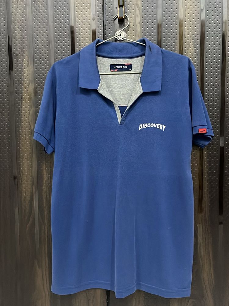 Navy Blue Polo T-shirt