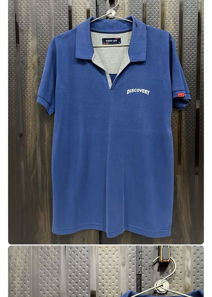 Navy Blue Polo T-shirt