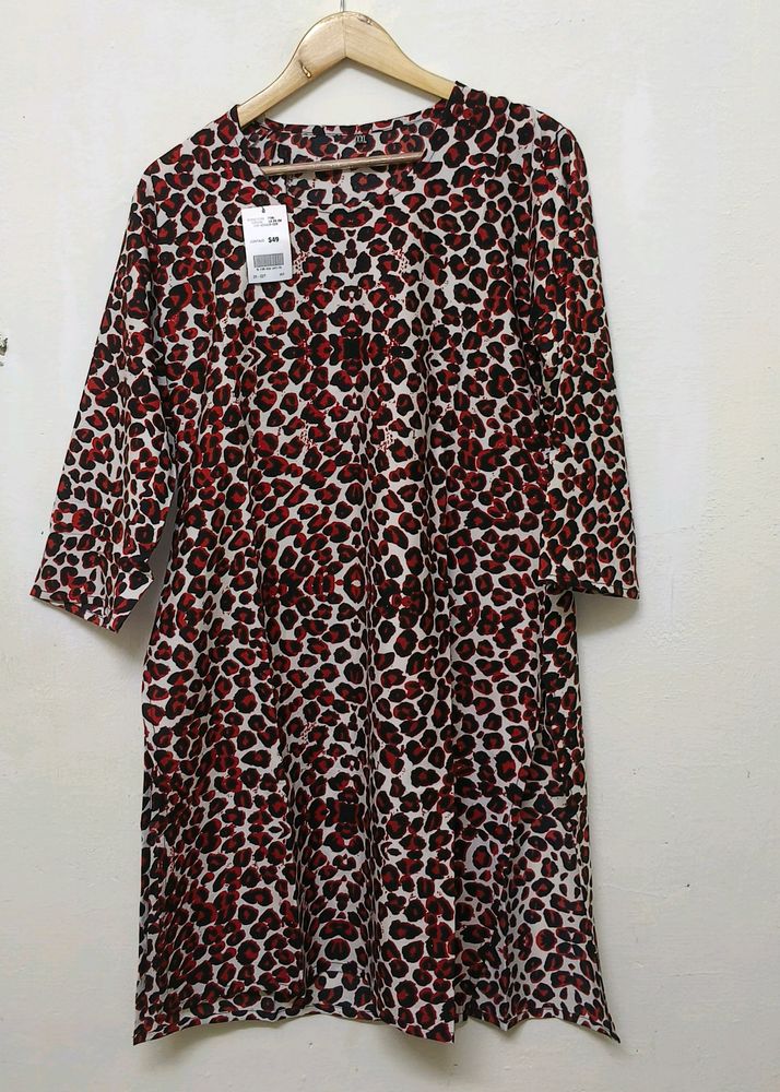 Trendy New Animal Print Kurti For Women