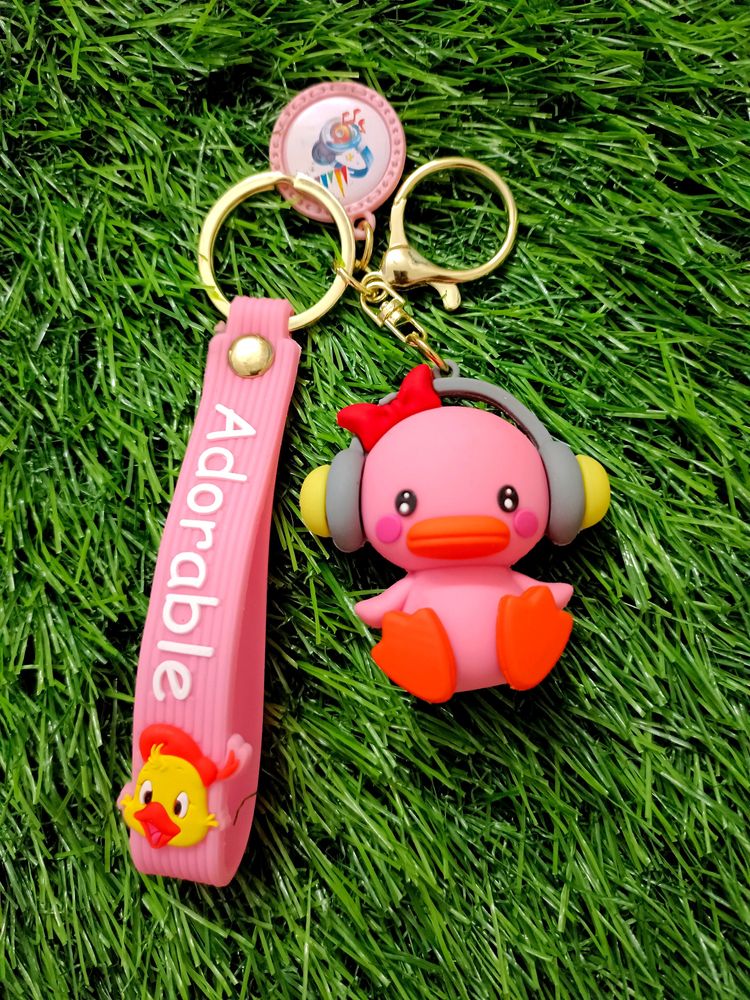 Adorable Duck Keychain