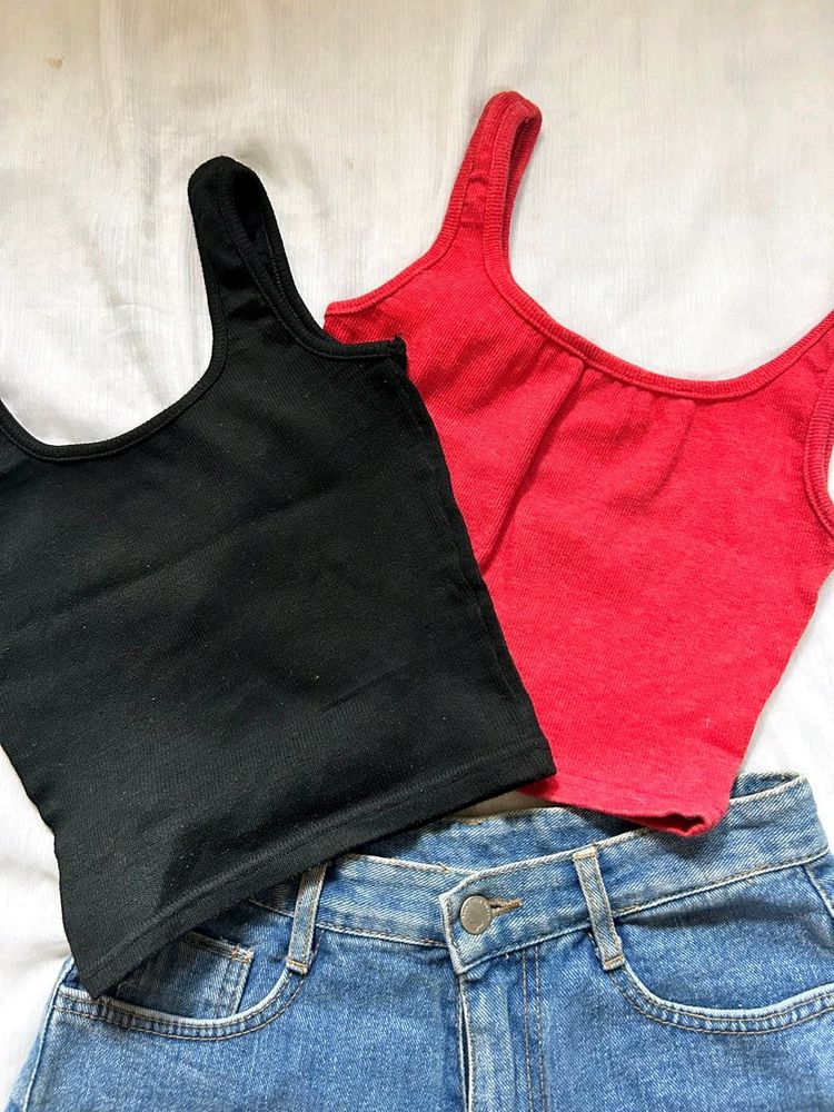 Combo of two cute tank tops 🍭