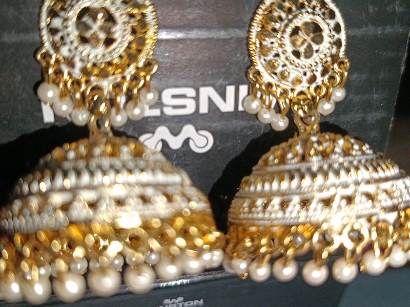 Beautiful Light Weight Jhumkas For Traditional Wea