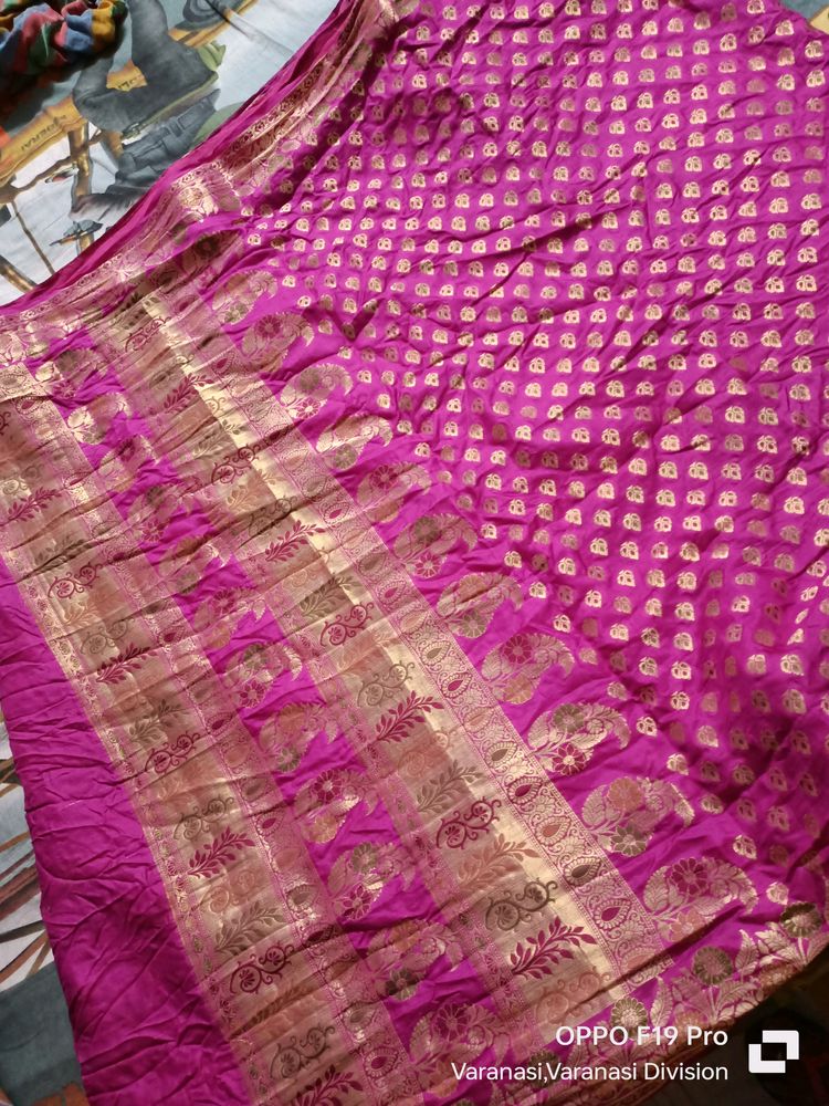 Pink Silk Saree