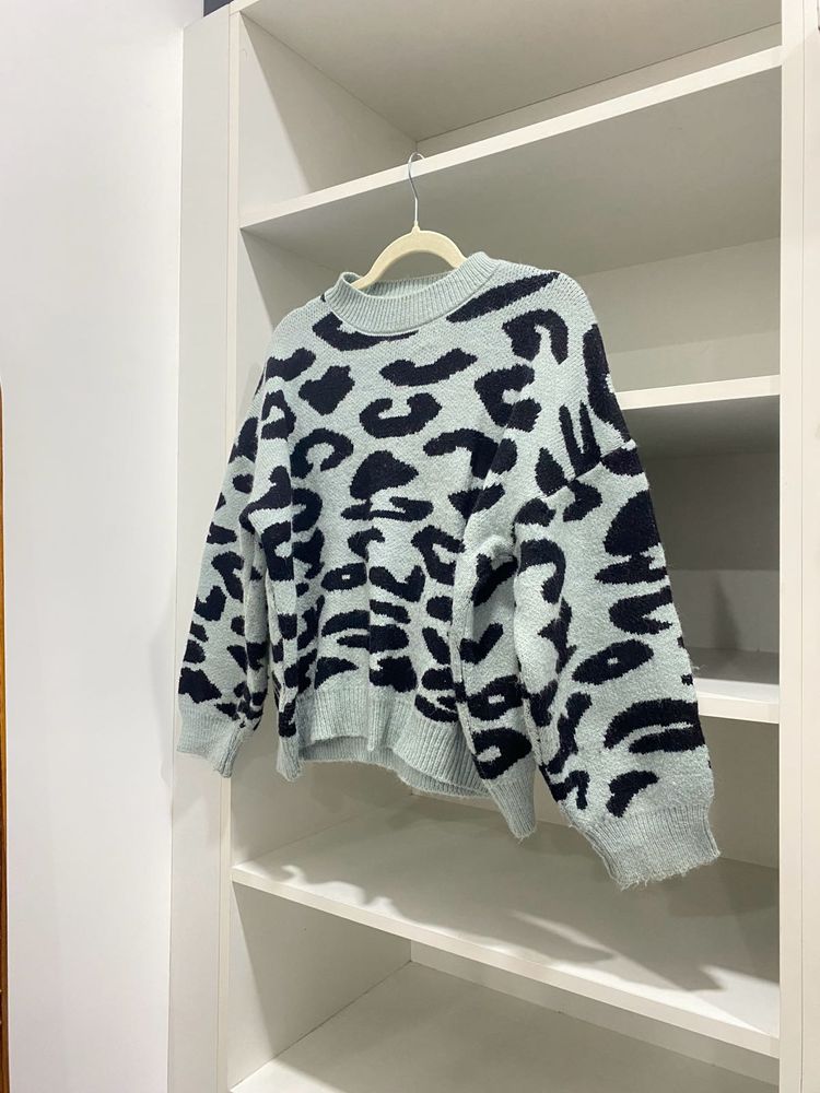 Women’s Animal Print Wool Blend