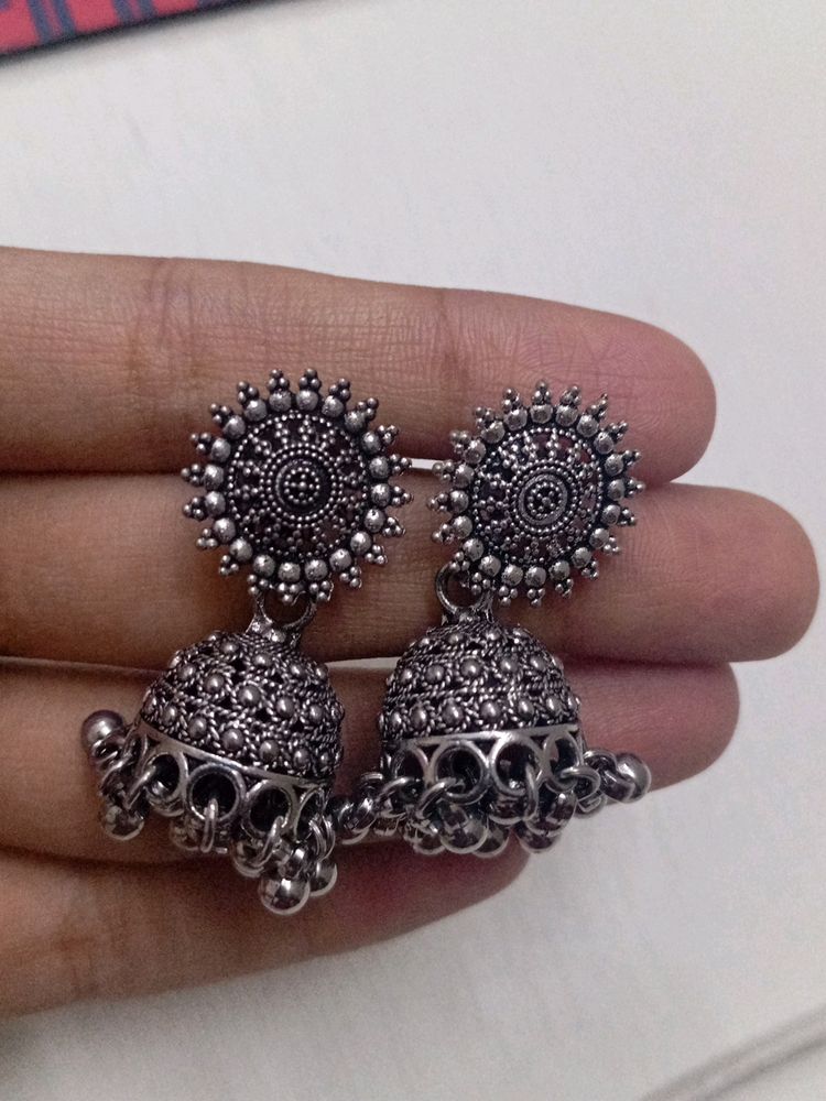 Oxidised Earrings